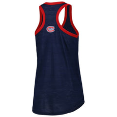 Montreal Canadiens G-III 4Her by Carl Banks Women's First Base Racerback Scoop Neck Tank Top - Navy - NHL
