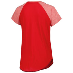 Washington Capitals Starter Women's Grand Slam Raglan Notch Neck T-Shirt - Red - NHL