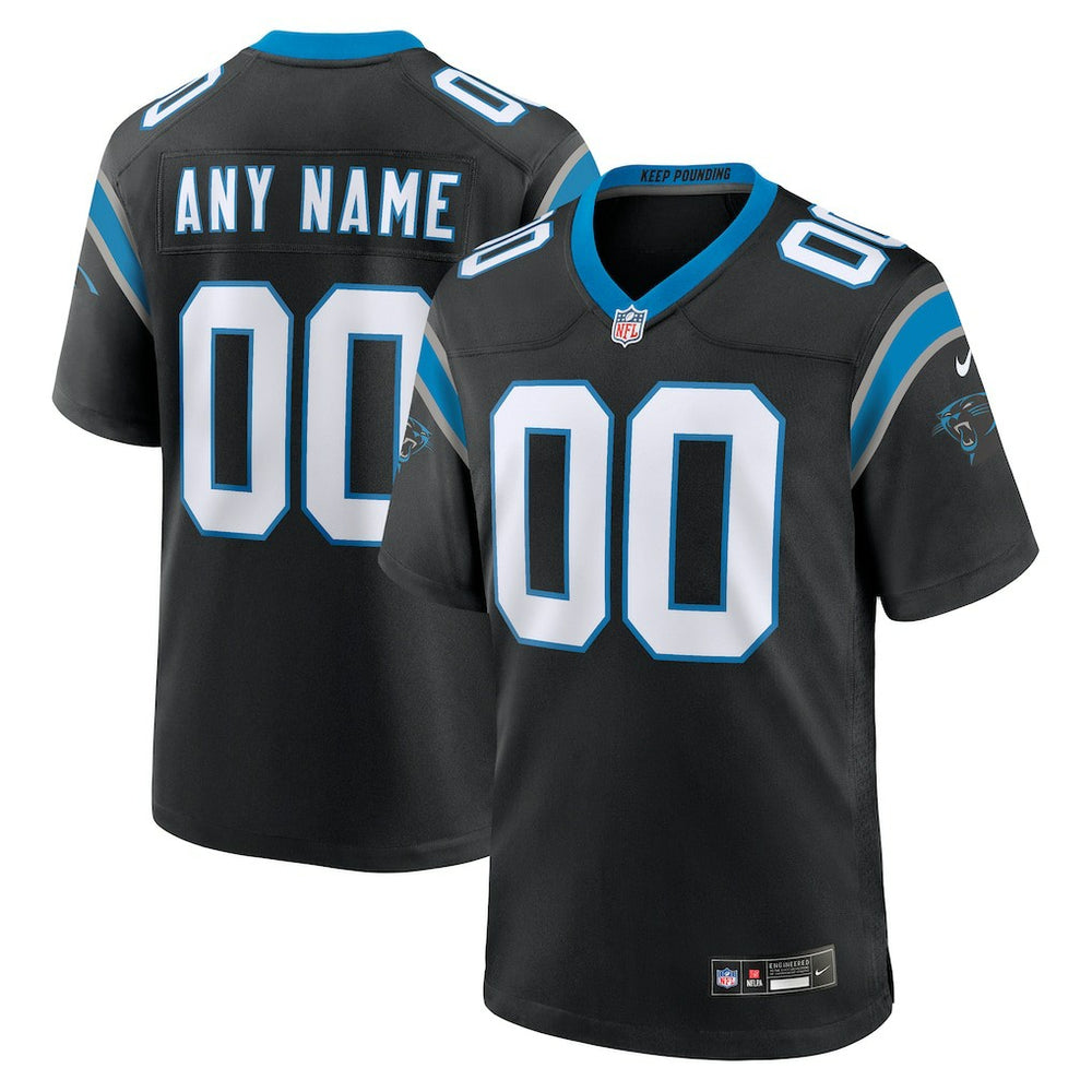 Carolina Panthers Custom Game Jersey Black | Nike for Sale
