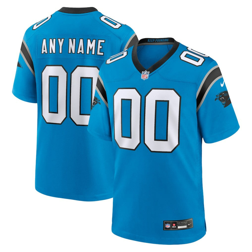 Carolina Panthers Alternate Custom Game Jersey Blue | Nike for Sale