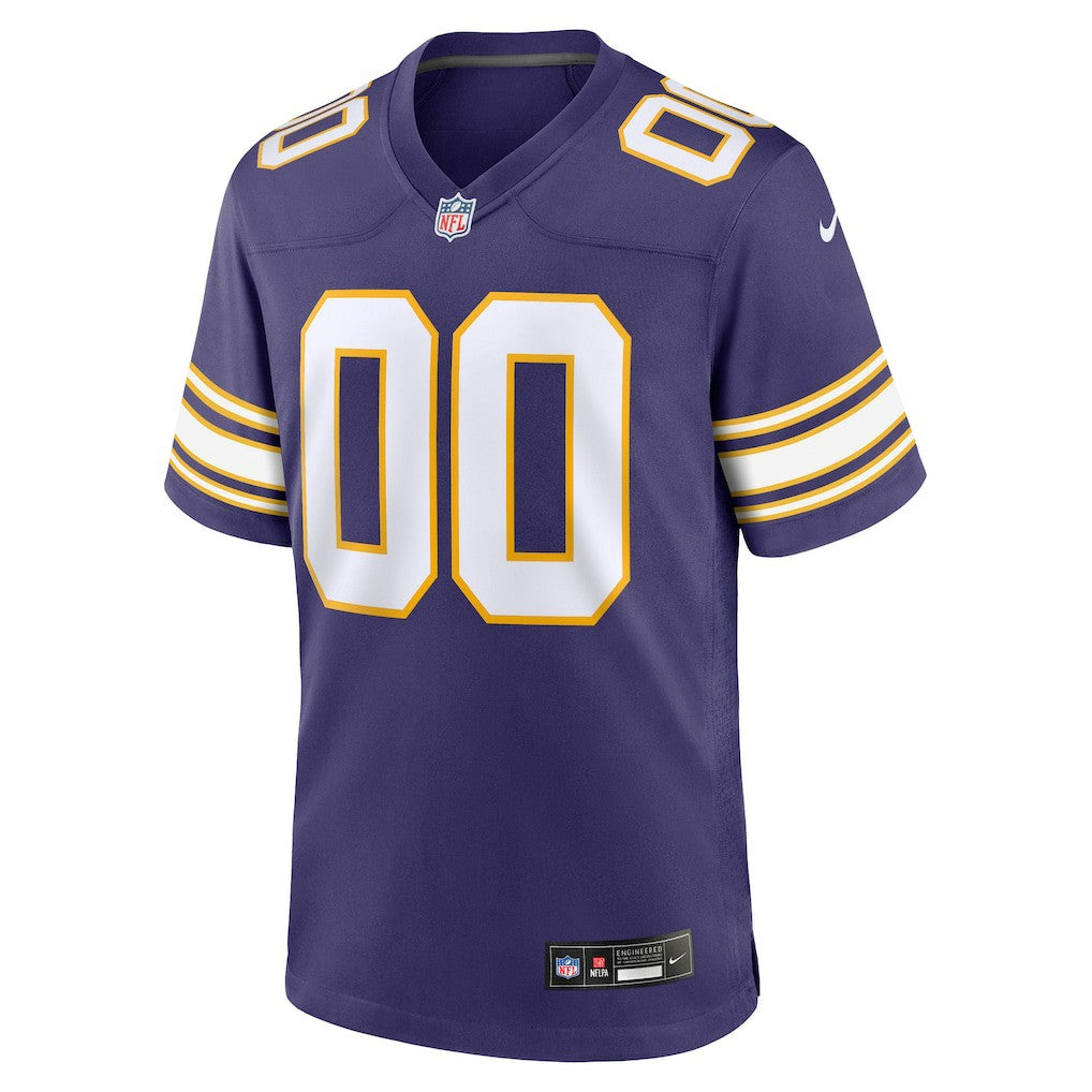 Minnesota Vikings Classic Custom Game Jersey Purple | Nike for Sale