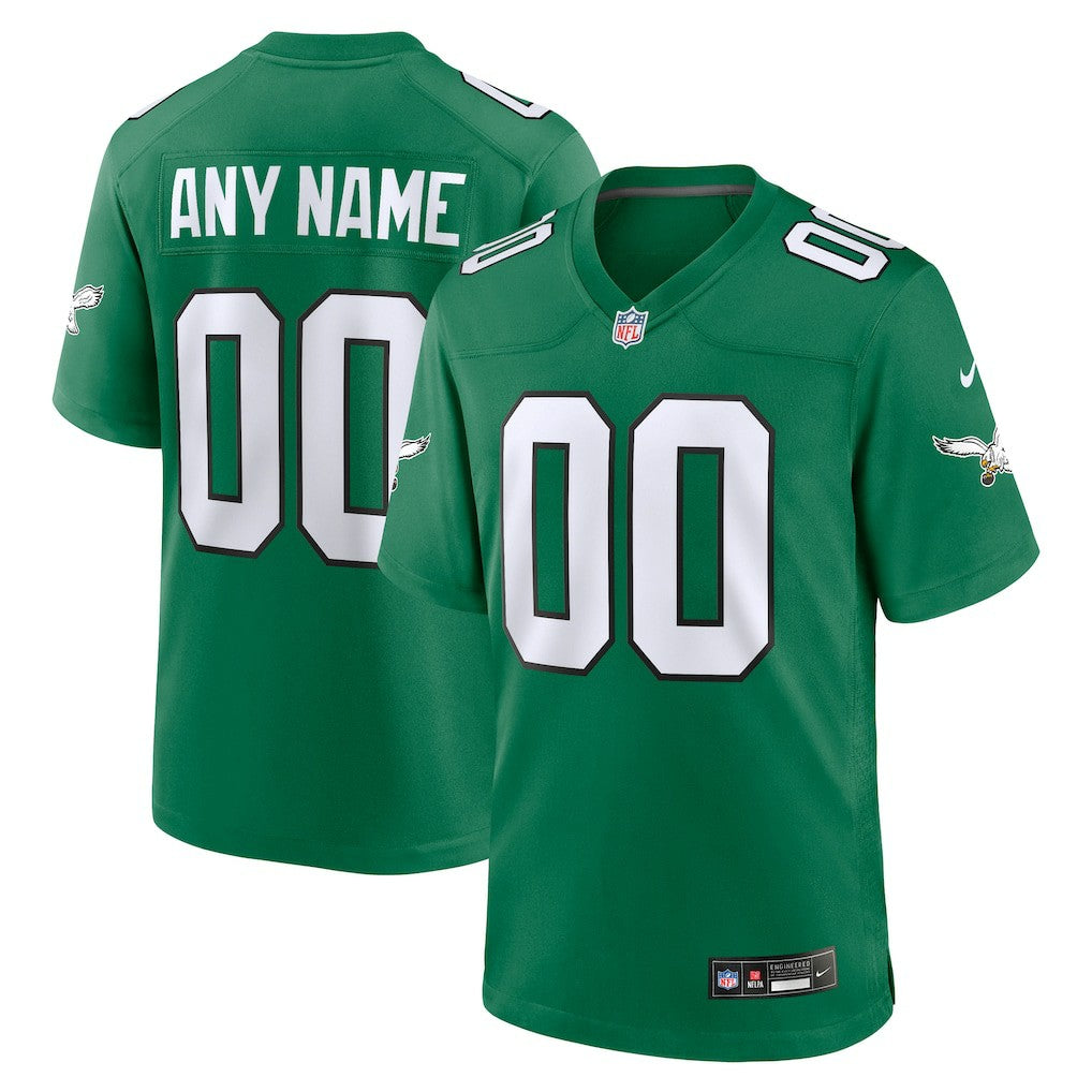 Philadelphia Eagles Alternate Custom Game Jersey Kelly Green | Nike for Sale