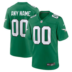 Philadelphia Eagles Alternate Custom Game Jersey Kelly Green | Nike for Sale