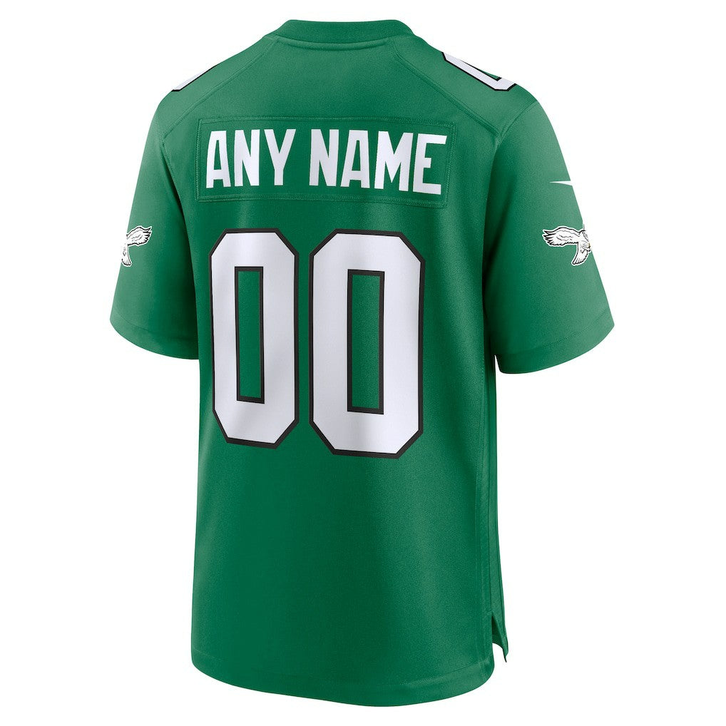 Philadelphia Eagles Alternate Custom Game Jersey Kelly Green | Nike for Sale