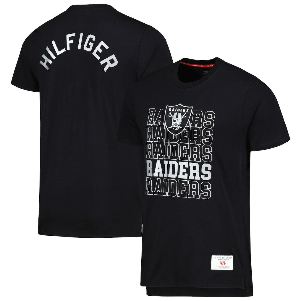 Las Vegas Raiders Tommy Hilfiger Liam T-Shirt Black | NFL