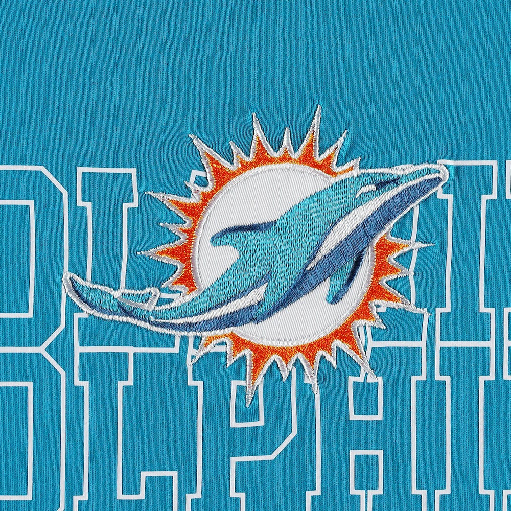 Miami Dolphins Tommy Hilfiger Liam T-Shirt Aqua | NFL