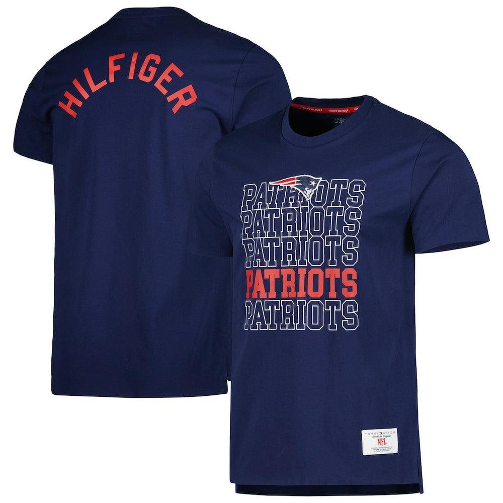 New England Patriots Tommy Hilfiger Liam T-Shirt Navy | NFL