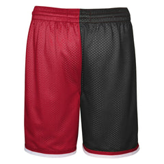 Chicago Bulls Youth Hardwood Classics Big Face 5.0 Shorts Black/Red - NBA