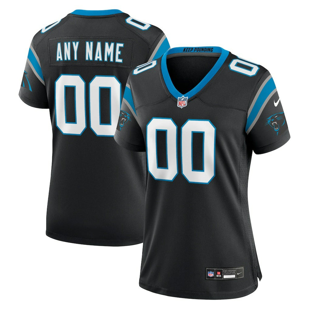 Carolina Panthers Women's Custom Game Jersey Black | Nike for Sale