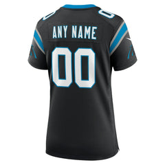 Carolina Panthers Women's Custom Game Jersey Black | Nike for Sale