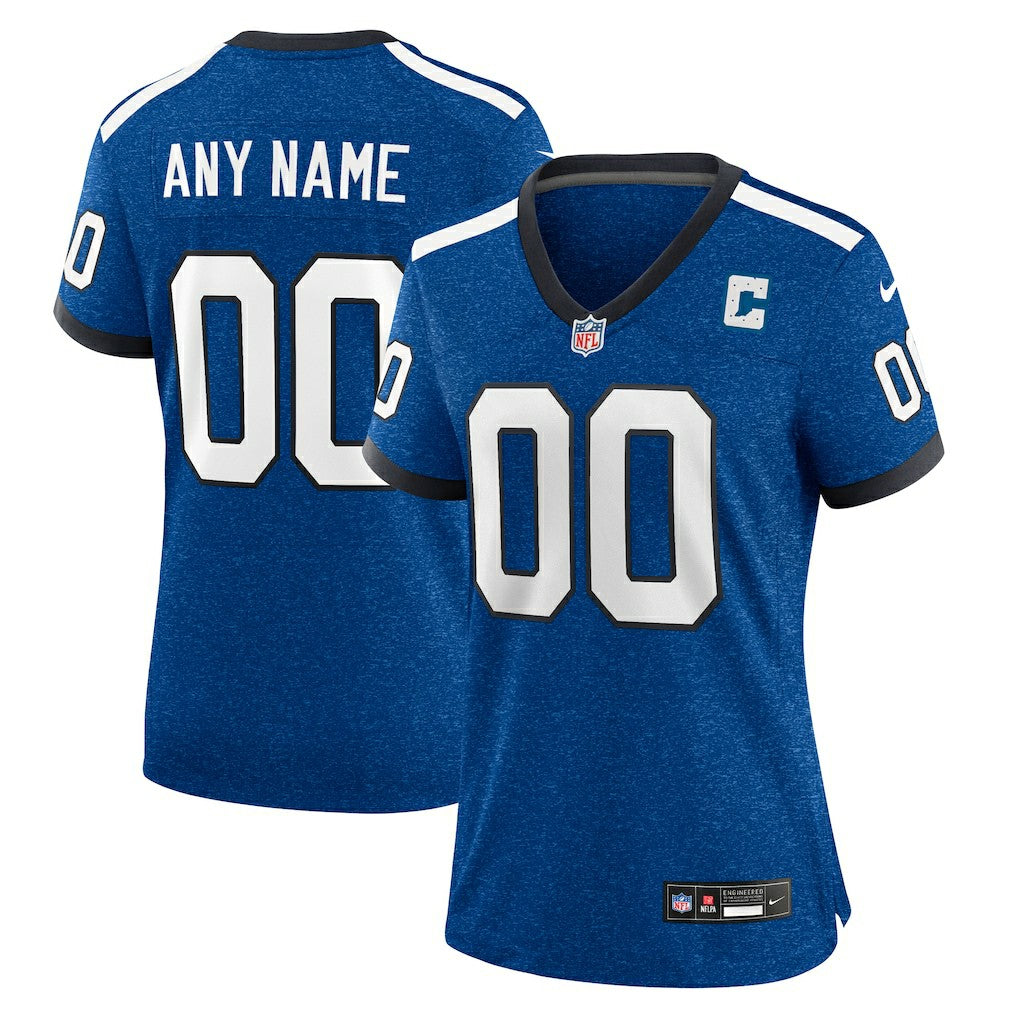 Indianapolis Colts Women's Indiana Nights Alternate Custom Game Jersey Royal | Nike for Sale