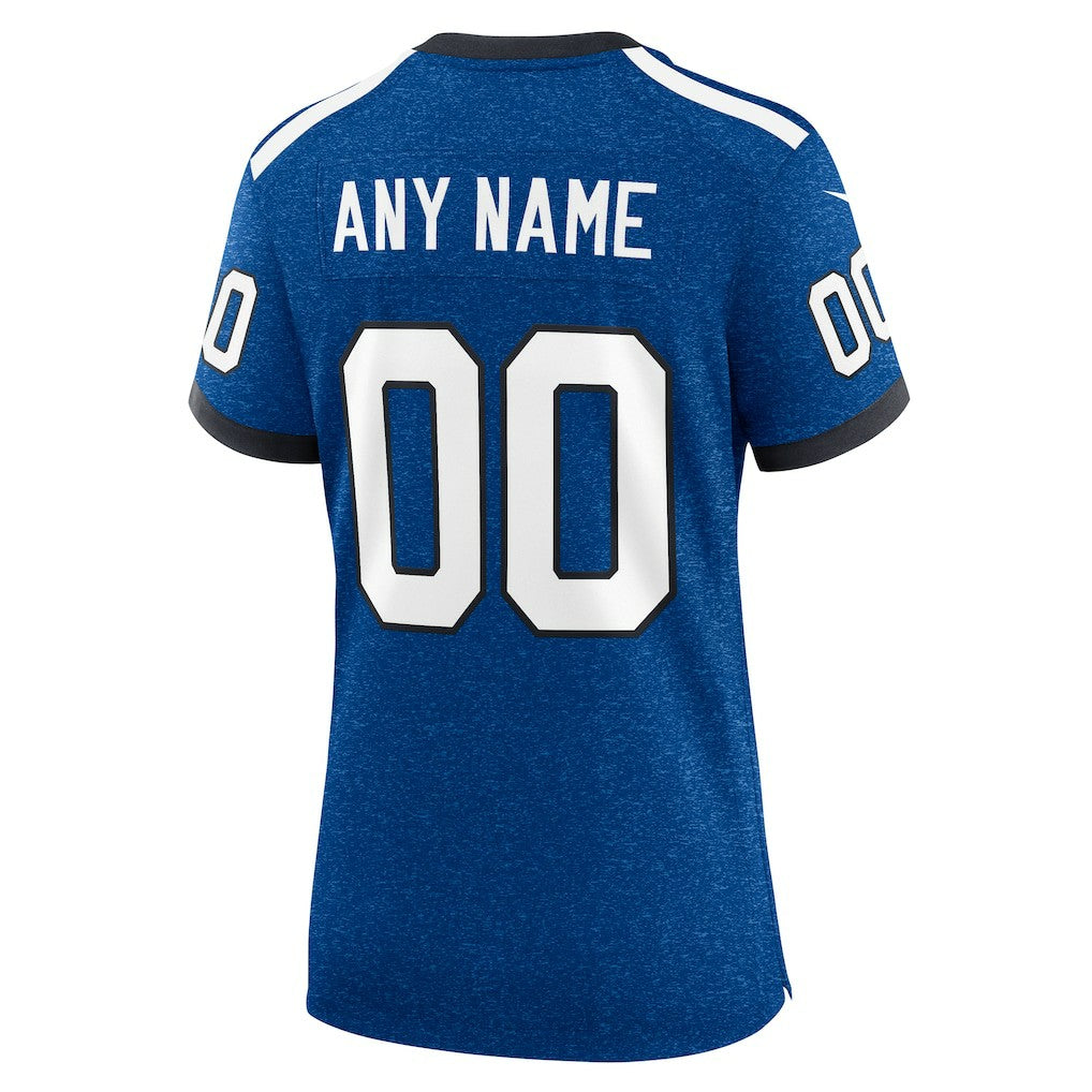 Indianapolis Colts Women's Indiana Nights Alternate Custom Game Jersey Royal | Nike for Sale