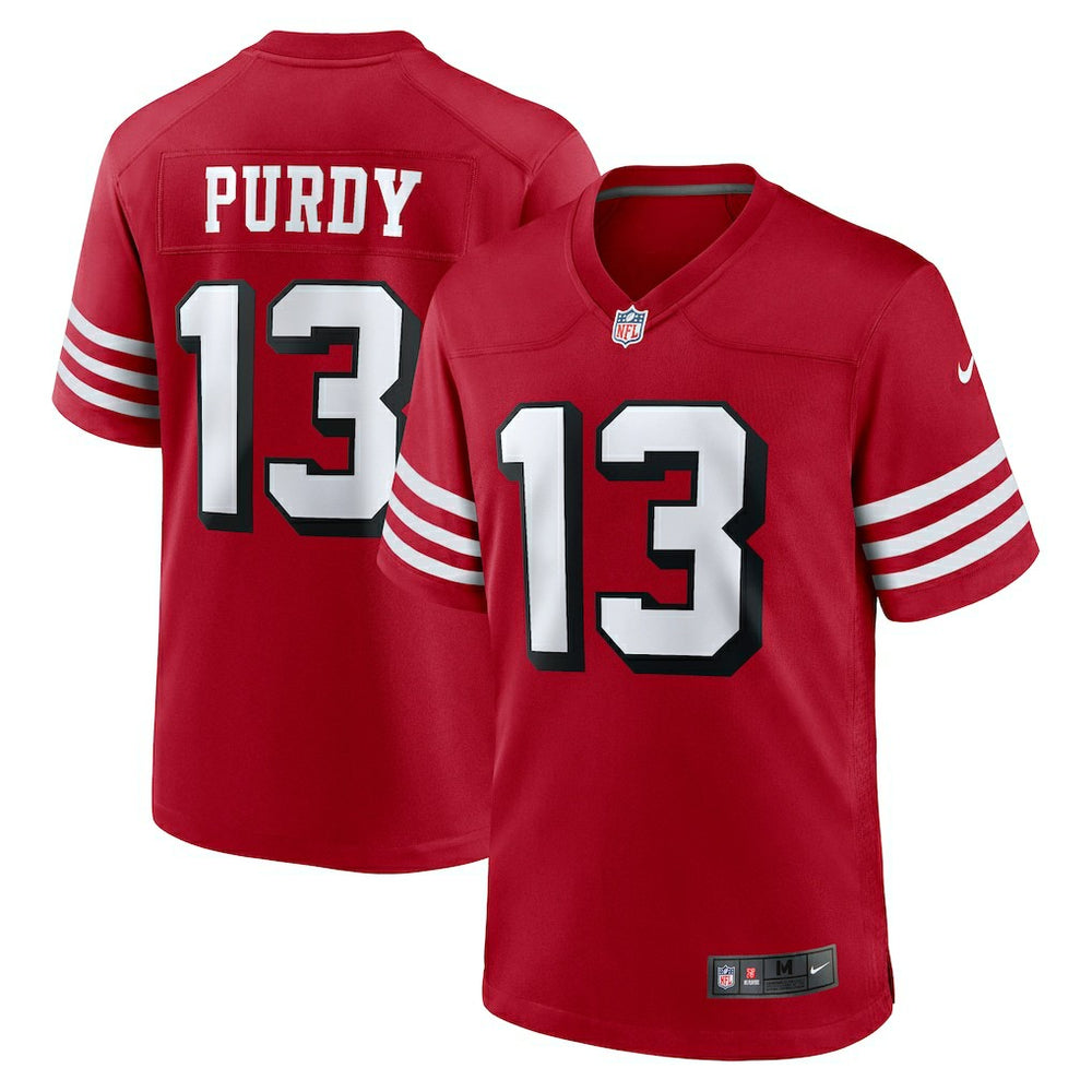 Brock Purdy San Francisco 49ers Alternate Game Player Jersey Scarlet | Nike for Sale