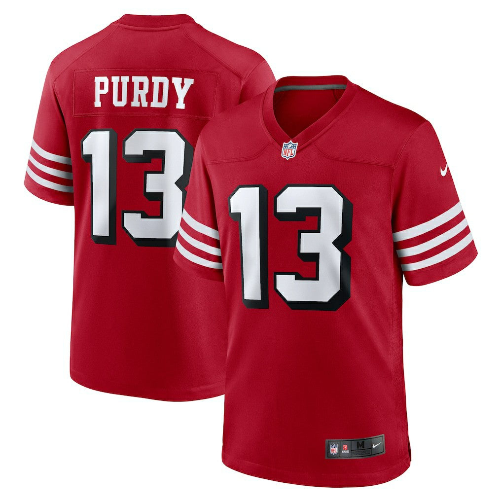 Brock Purdy San Francisco 49ers Alternate Game Player Jersey Scarlet | Nike for Sale