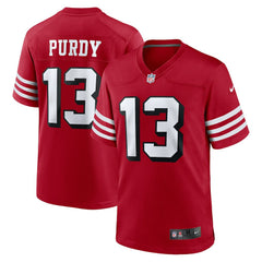 Brock Purdy San Francisco 49ers Alternate Game Player Jersey Scarlet | Nike for Sale