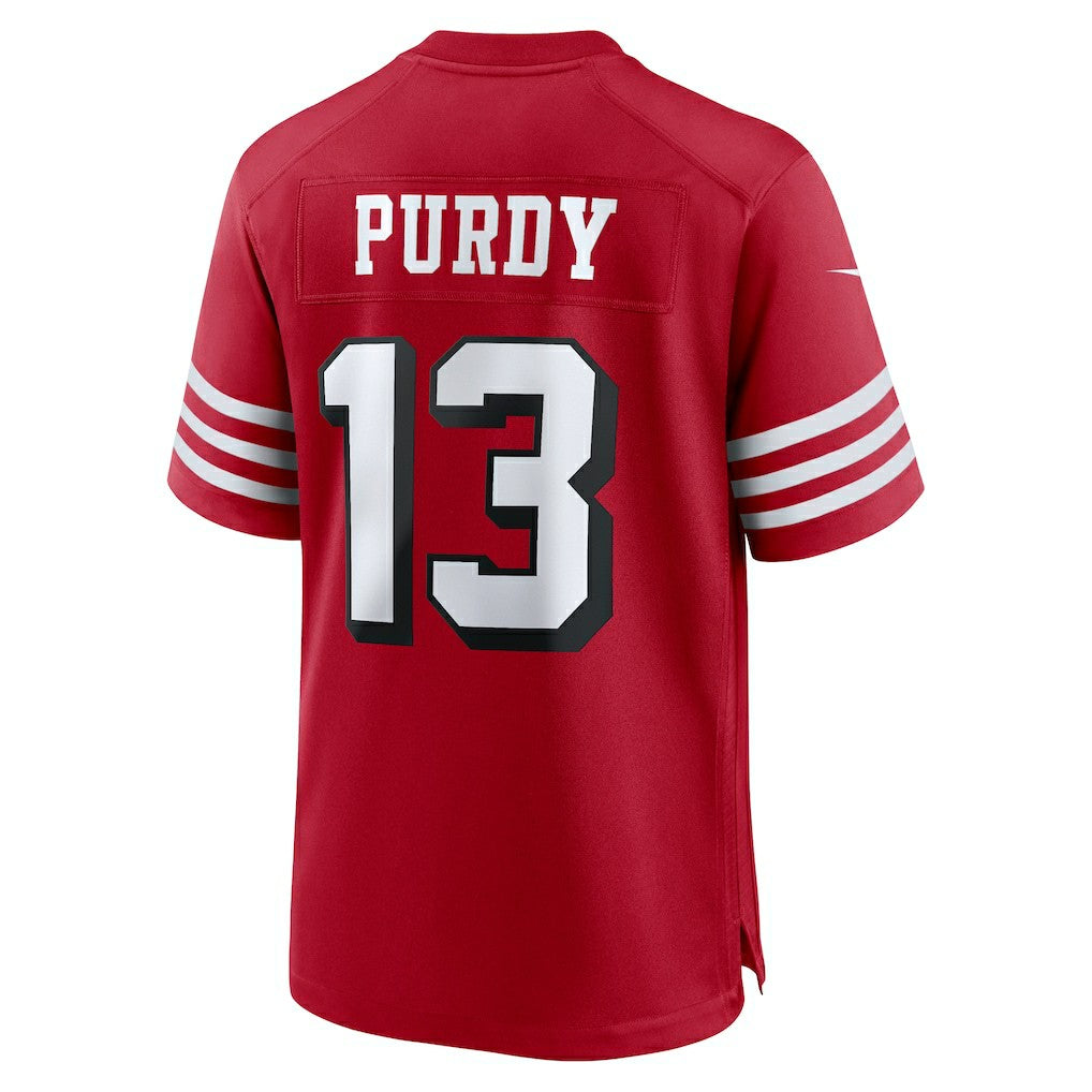 Brock Purdy San Francisco 49ers Alternate Game Player Jersey Scarlet | Nike for Sale