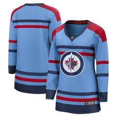 Winnipeg Jets Fanatics Women's Alternate Anniversary Breakaway Jersey - Light Blue - NHL