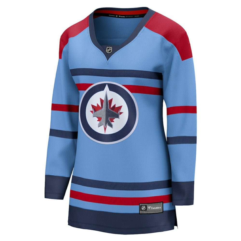 Winnipeg Jets Fanatics Women's Alternate Anniversary Breakaway Jersey - Light Blue - NHL