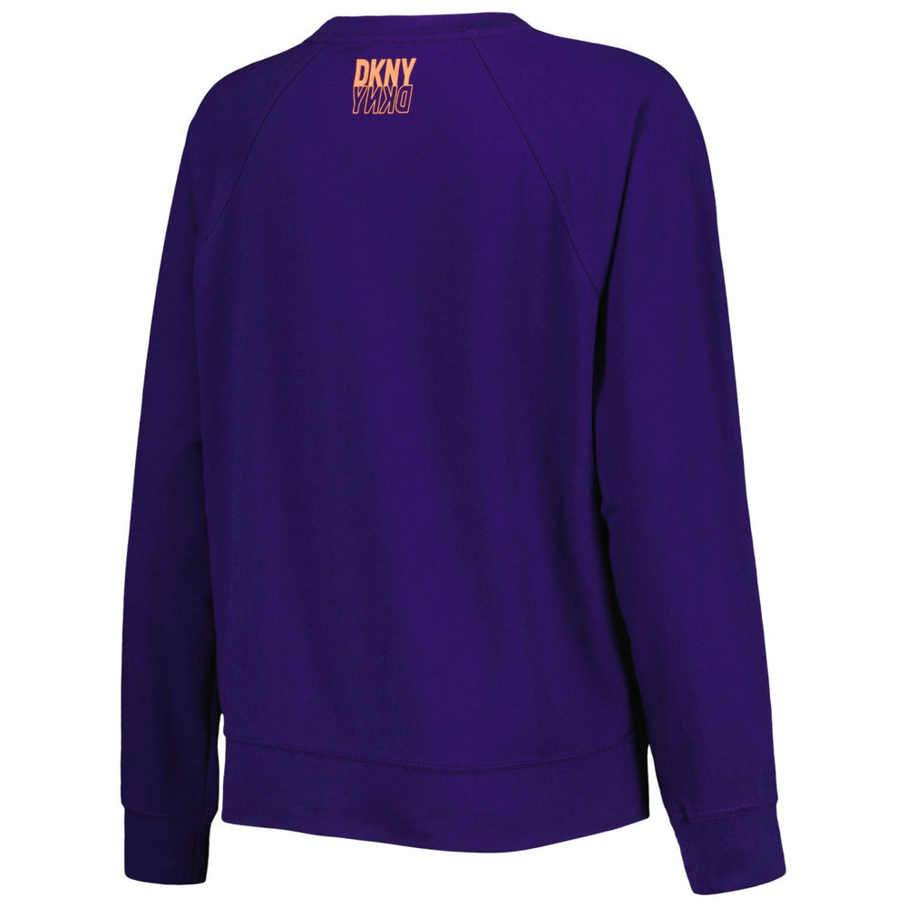 Phoenix Suns DKNY Sport Women's Regina Raglan Pullover Sweatshirt Purple - NBA