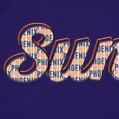 Phoenix Suns DKNY Sport Women's Regina Raglan Pullover Sweatshirt Purple - NBA