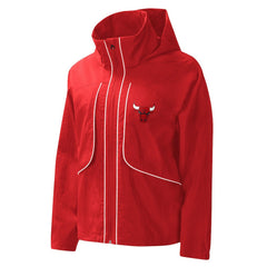 Chicago Bulls G-III 4Her by Carl Banks Women's Last Shot Full-Zip Hoodie Red - NBA