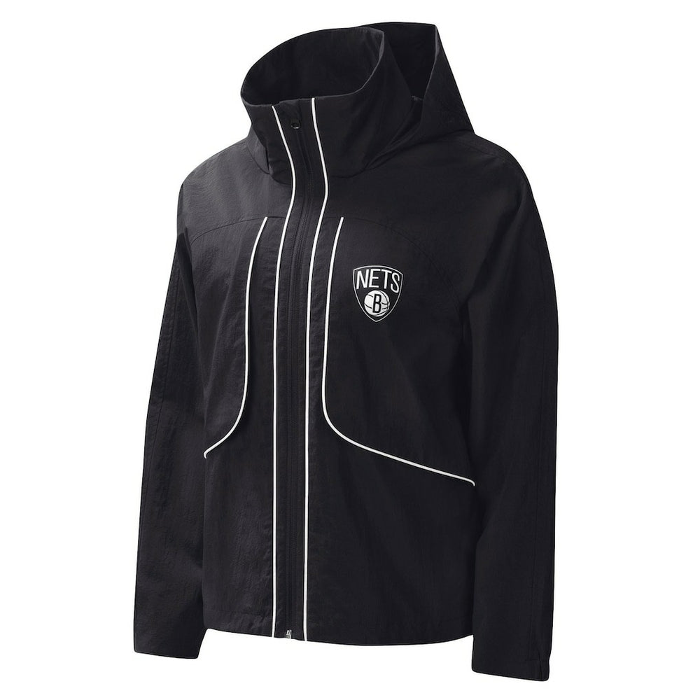 Brooklyn Nets G-III 4Her by Carl Banks Women's Last Shot Full-Zip Hoodie Black - NBA