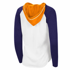 Phoenix Suns G-III 4Her by Carl Banks Women's MVP Raglan Hoodie Long Sleeve T-Shirt White - NBA