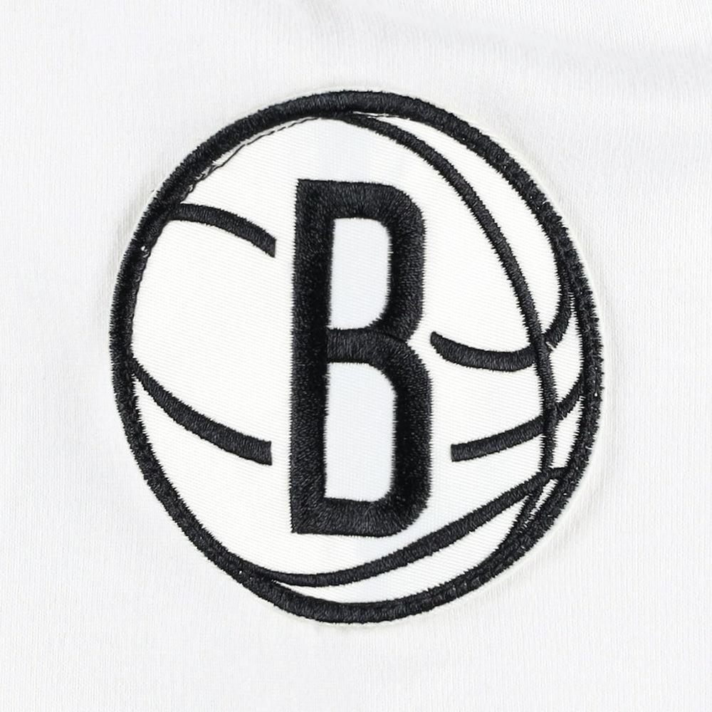 Brooklyn Nets Tommy Jeans Women's Ariel Pullover Sweatshirt Black/White - NBA