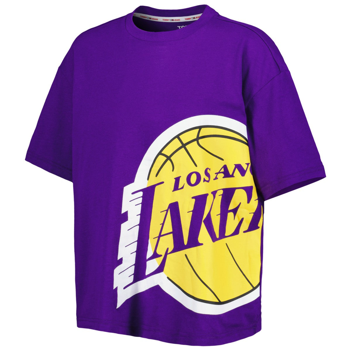 Los Angeles Lakers Tommy Jeans Women's Bianca T-Shirt Purple - NBA