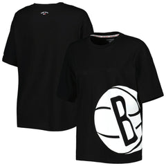 Brooklyn Nets Tommy Jeans Women's Bianca T-Shirt Black - NBA