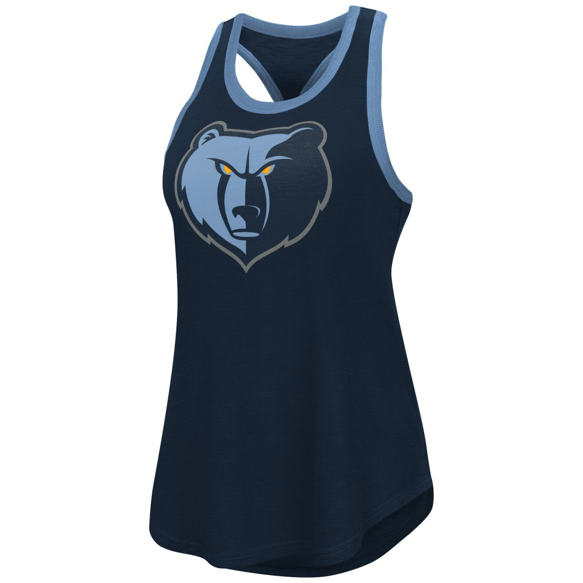 Memphis Grizzlies G-III 4Her by Carl Banks Women's Showdown Scoop-Neck Racerback Tank Top Navy - NBA