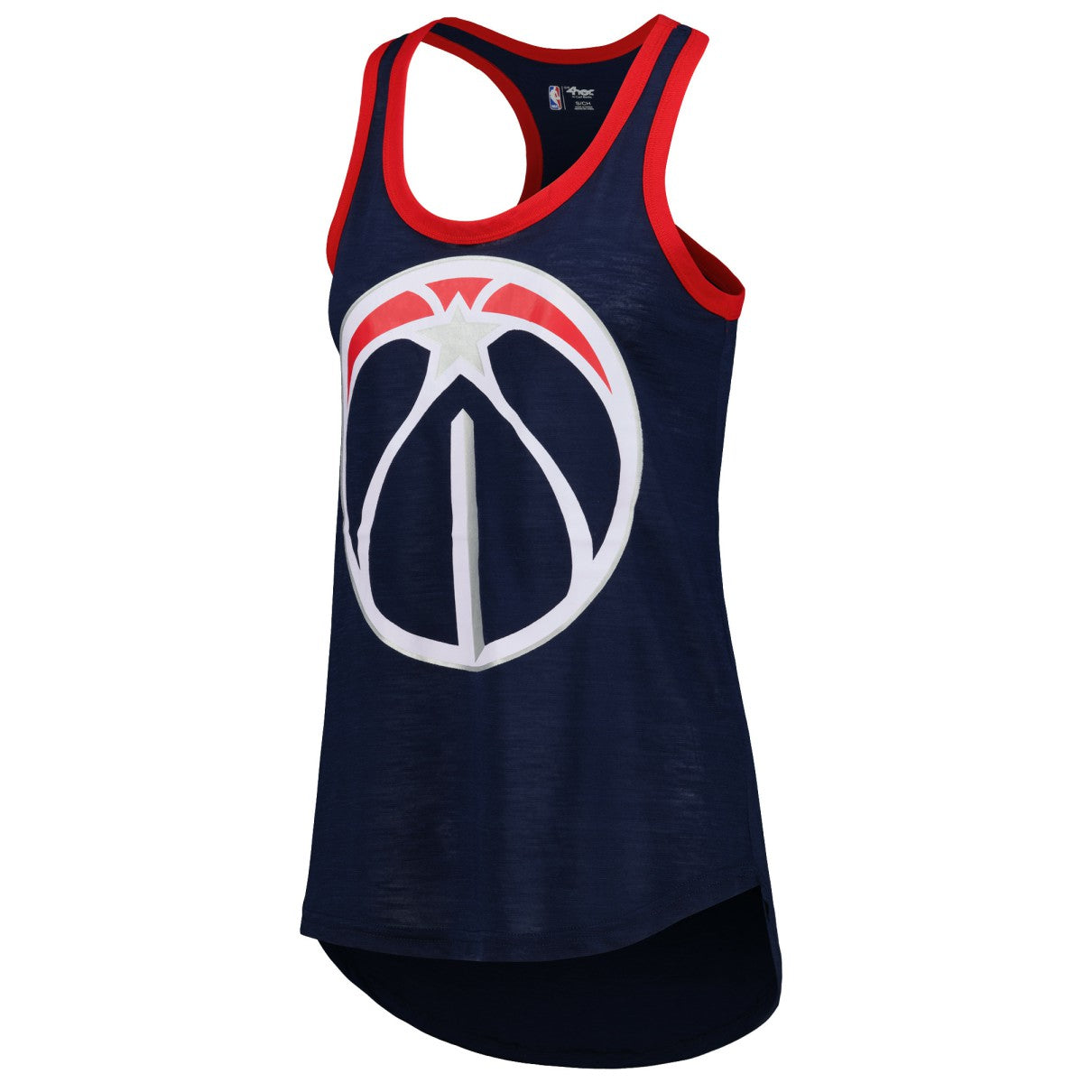 Washington Wizards G-III 4Her by Carl Banks Women's Showdown Scoop-Neck Racerback Tank Top Navy - NBA