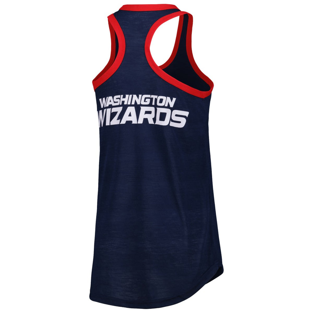 Washington Wizards G-III 4Her by Carl Banks Women's Showdown Scoop-Neck Racerback Tank Top Navy - NBA