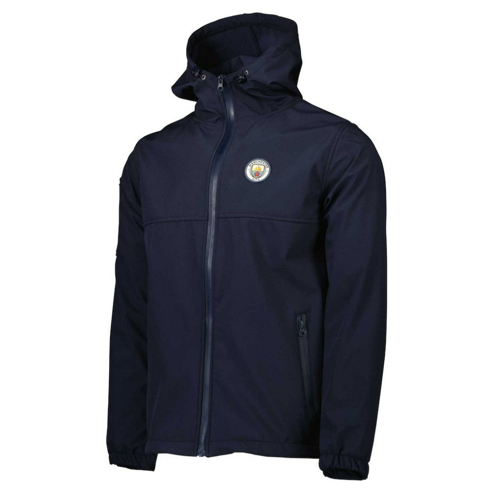 Manchester City Three-Layer Full-Zip Hooded Jacket Navy - FIFA World CUP