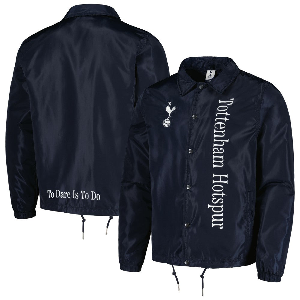 Tottenham Hotspur Coaches Full-Snap Jacket Navy - FIFA World CUP