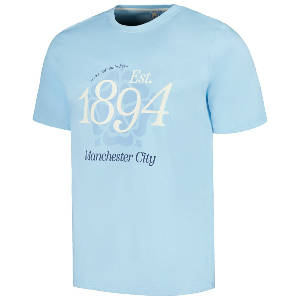 Manchester City Established Relaxed Fit T-Shirt Sky Blue - FIFA World CUP