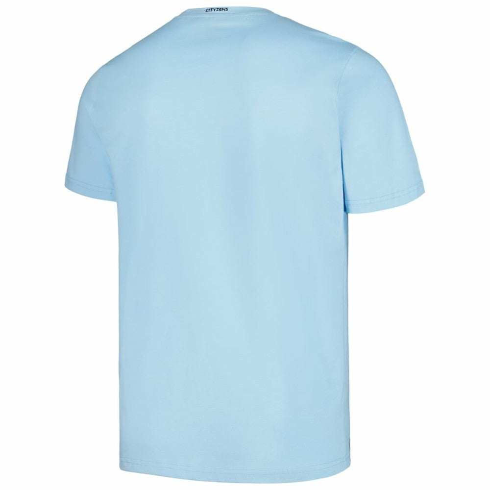 Manchester City Established Relaxed Fit T-Shirt Sky Blue - FIFA World CUP