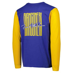 Juventus Blocked Long Sleeve T-Shirt Blue/Yellow - FIFA World CUP