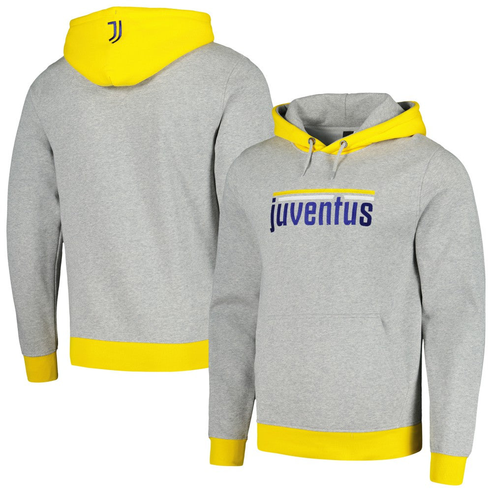 Juventus Lifestyle Pullover Hoodie Heather Gray - FIFA World CUP