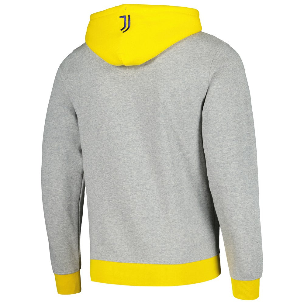 Juventus Lifestyle Pullover Hoodie Heather Gray - FIFA World CUP