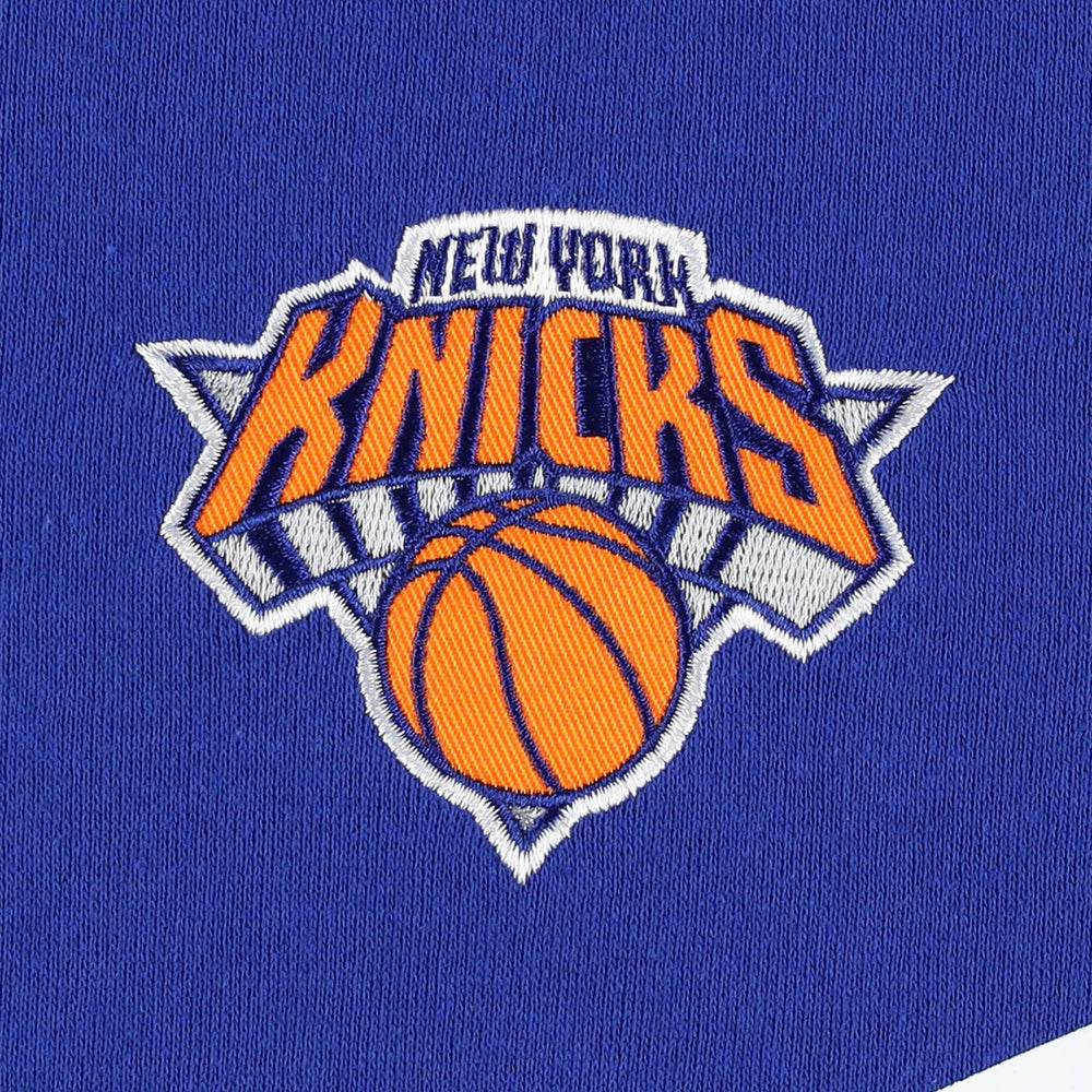 New York Knicks Tommy Jeans Bernard Half-Zip Hoodie Blue - NBA