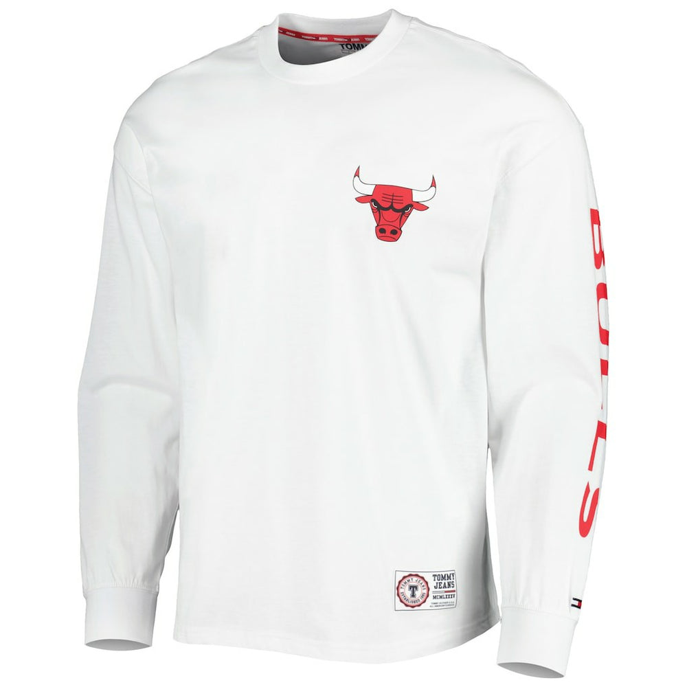 Chicago Bulls Tommy Jeans Matthew 2-In-1 T-Shirt & Hoodie Combo Set Red/White - NBA