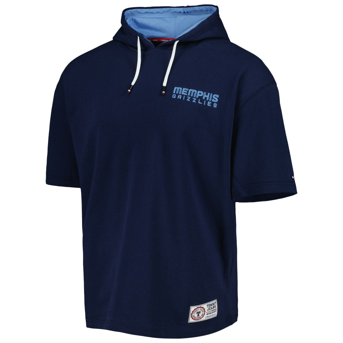 Memphis Grizzlies Tommy Jeans Matthew 2-In-1 T-Shirt & Hoodie Combo Set Navy/White - NBA