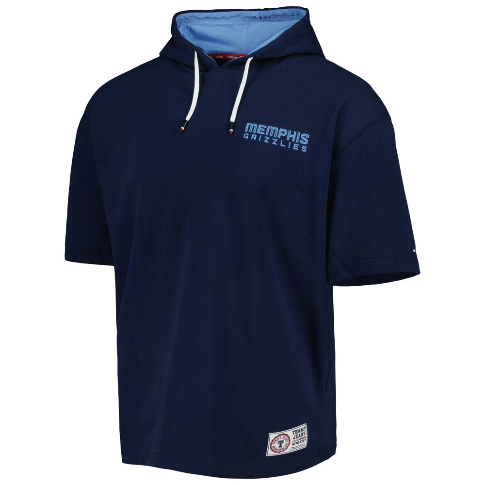 Memphis Grizzlies Tommy Jeans Matthew 2-In-1 T-Shirt & Hoodie Combo Set Navy/White - NBA