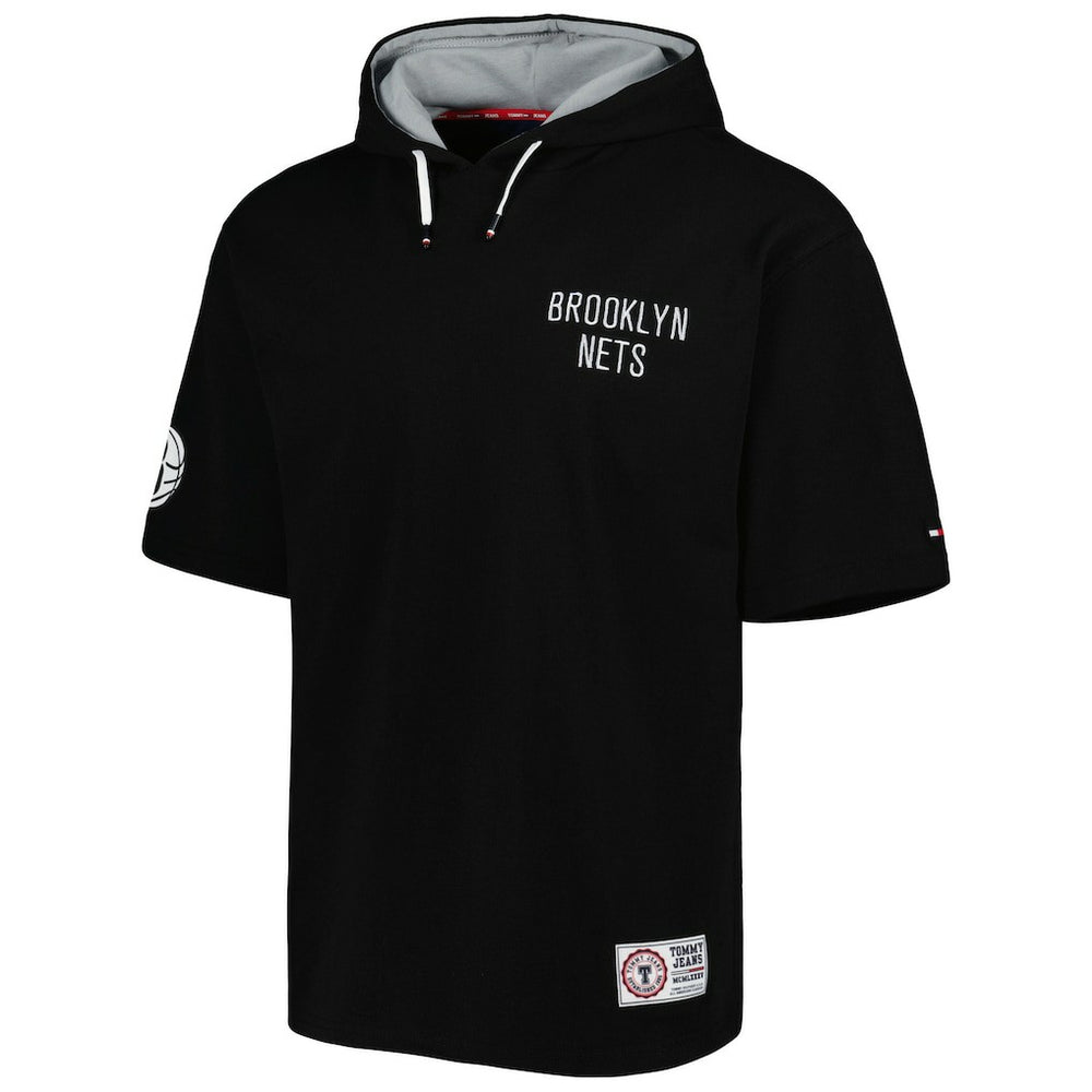Brooklyn Nets Tommy Jeans Matthew 2-In-1 T-Shirt & Hoodie Combo Set Black/White - NBA