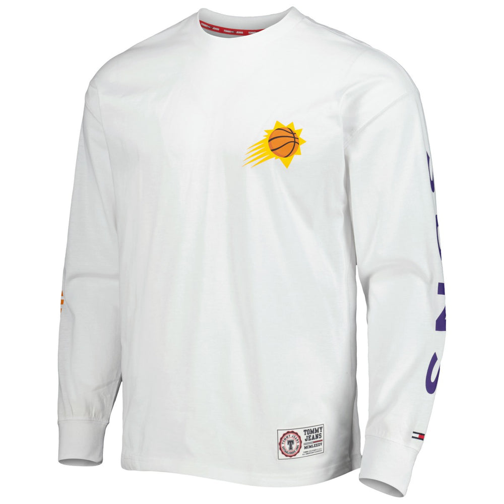 Phoenix Suns Tommy Jeans Matthew 2 In 1 T-Shirt & Hoodie Combo Set Purple/White - NBA