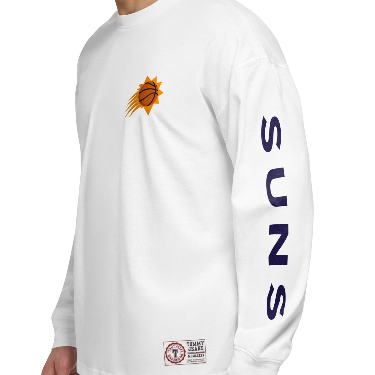 Phoenix Suns Tommy Jeans Matthew 2 In 1 T-Shirt & Hoodie Combo Set Purple/White - NBA
