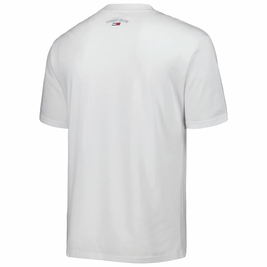 Atlanta Hawks Tommy Jeans Mel Varsity T-Shirt White - NBA