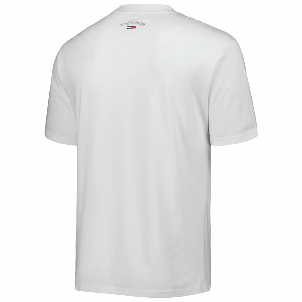 Atlanta Hawks Tommy Jeans Mel Varsity T-Shirt White - NBA