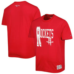Houston Rockets Tommy Jeans Mel Varsity T-Shirt Red - NBA